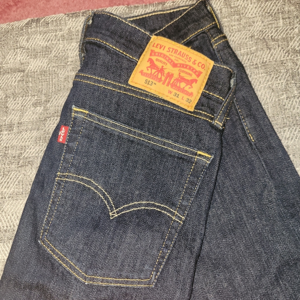 Levi's 513, 31W 32L, Dark Blue